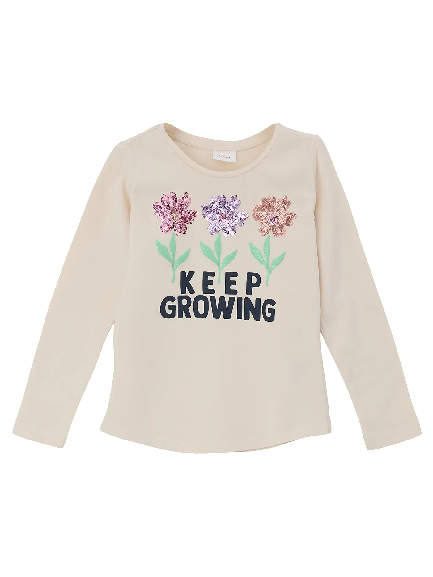 S.OLIVER | Mädchen Langarmshirt | creme